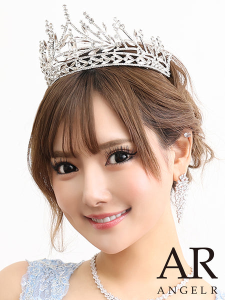スクエアストーンデザインティアラ]AngelR(エンジェルアール)|TH044