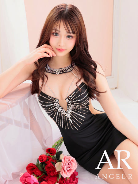 AngelR [エンジェルアール] ホルターネックデザインビジューダイヤ