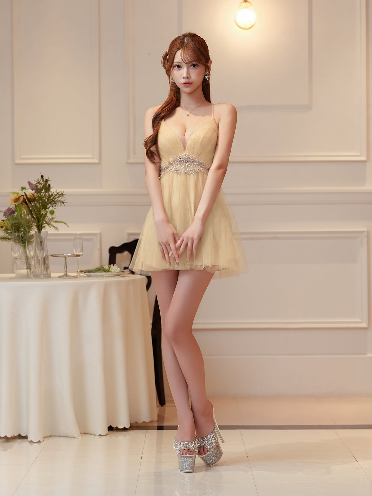 るりぴ：165cm（着用サイズ：S　着用カラー：イエロー）