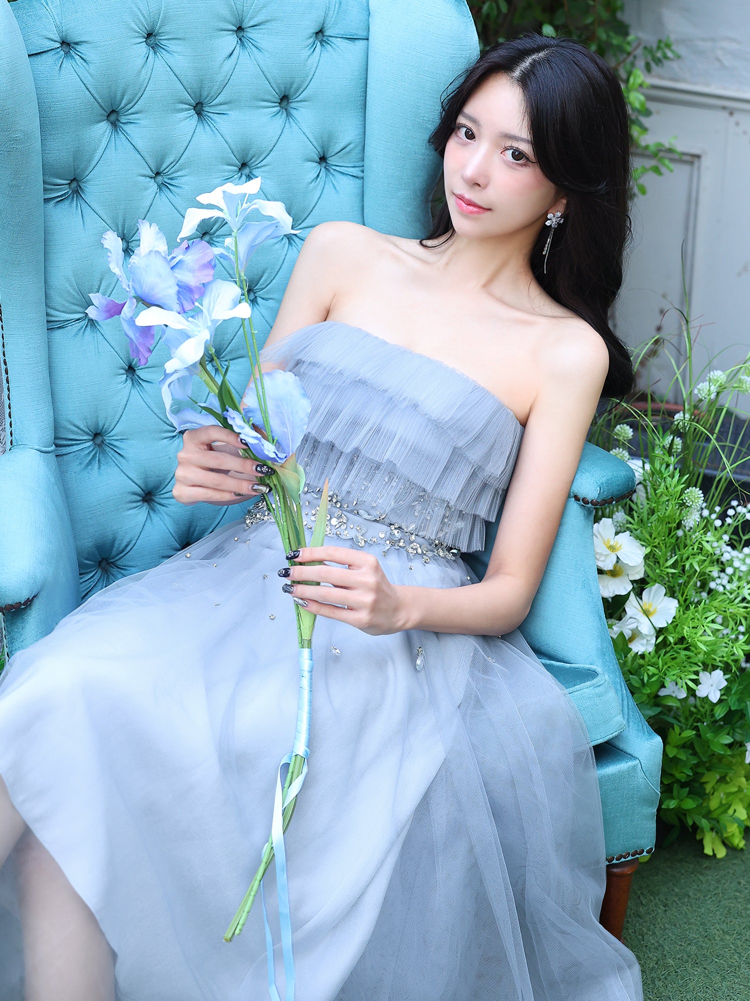 [エンジェルアール]AR24226 キャバドレス アクアグリーン M 高級キャバドレス通販サイト Angel R エンジェルアール キャバクラ