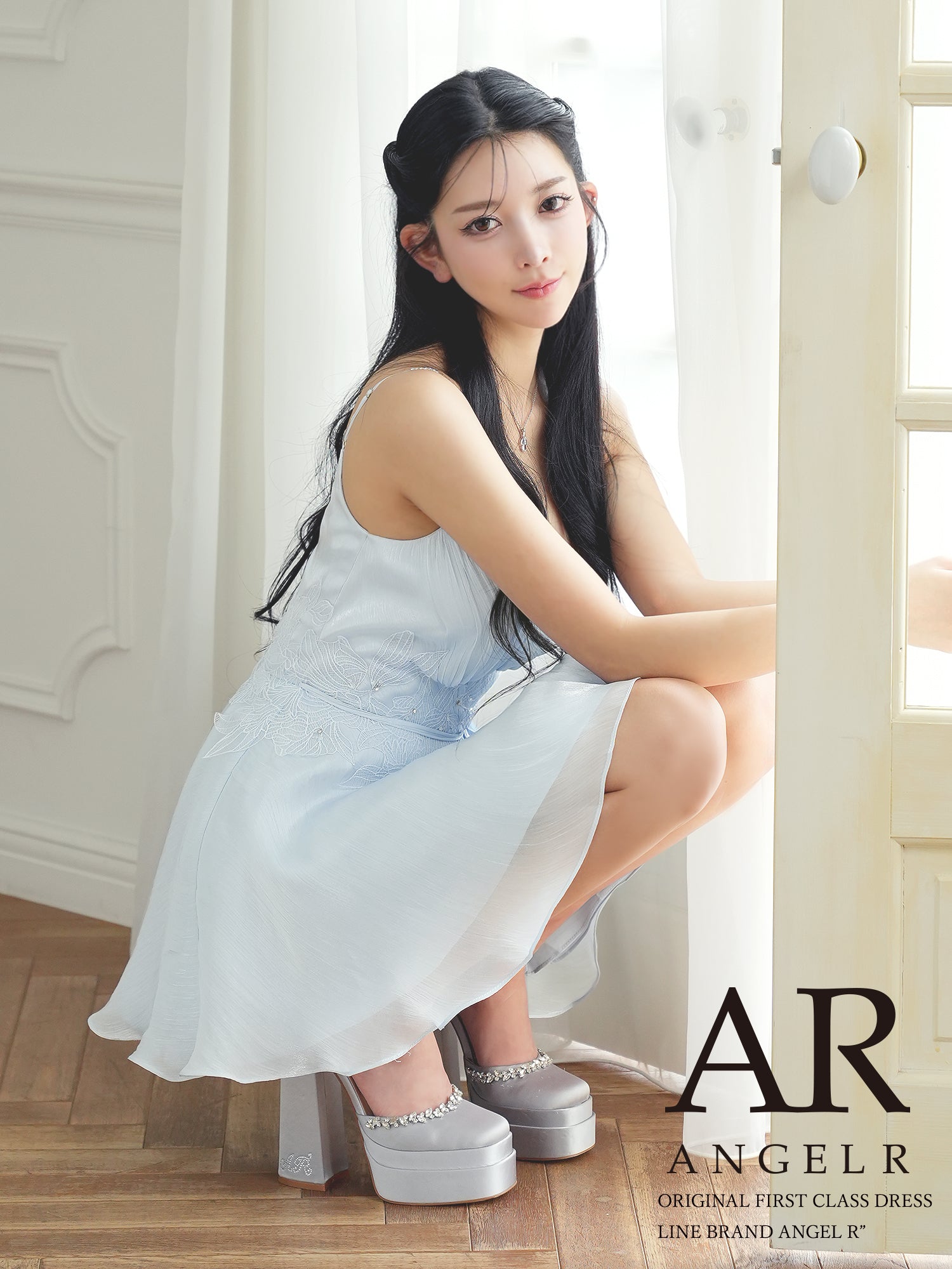 AngelR ドレス 美品 ANGEL R/エンジェルアール】ワンショルダー/ バストカット